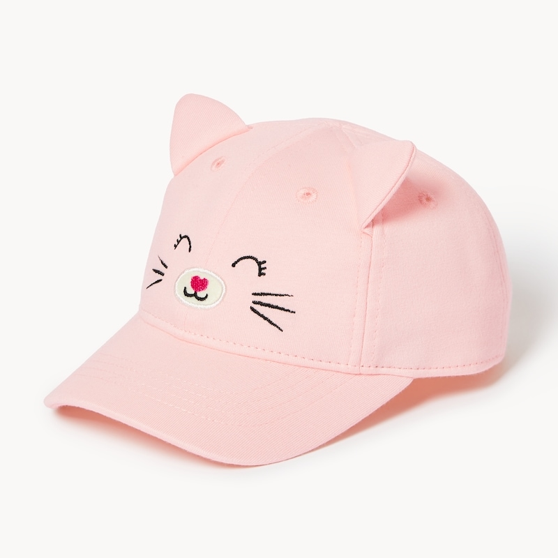 Baby Girls' Cat Graphic Cap