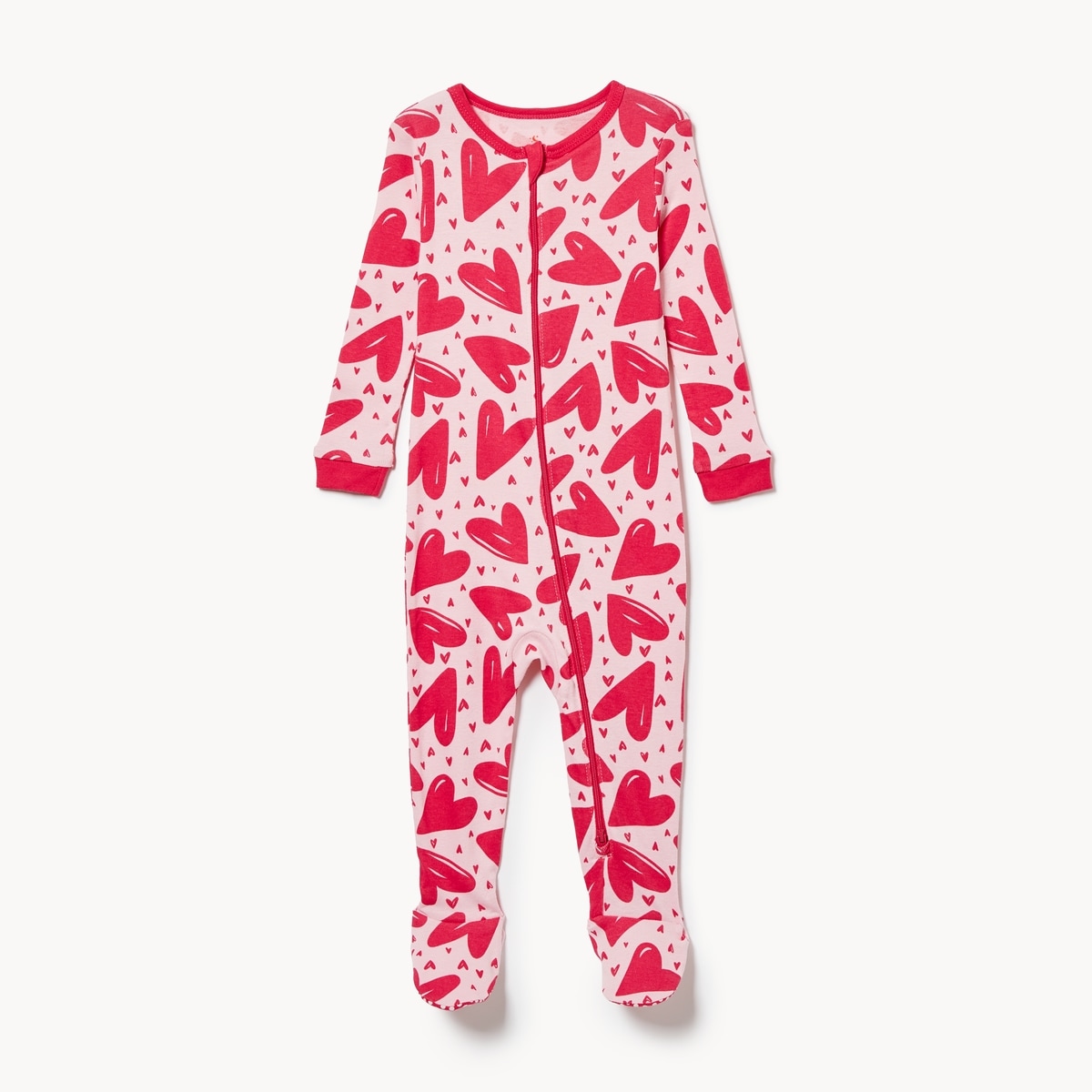 Baby Girls' Double-Zip Footed Sleeper