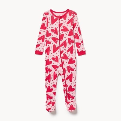 Joe Fresh Baby Girls' Double-Zip Footed Sleeper 1 ea, $14.00/1ea