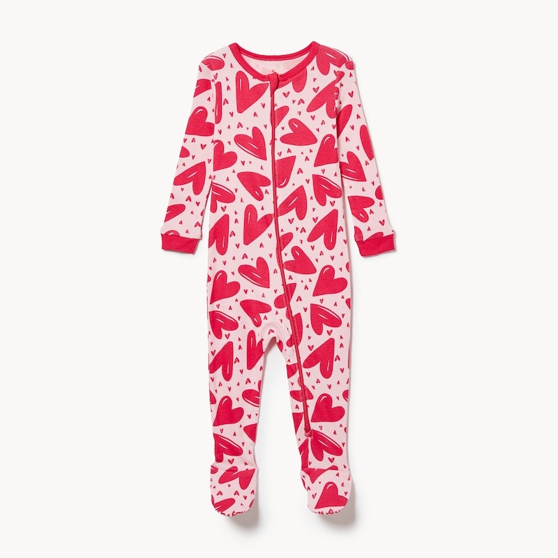 Baby Girls' Double-Zip Footed Sleeper