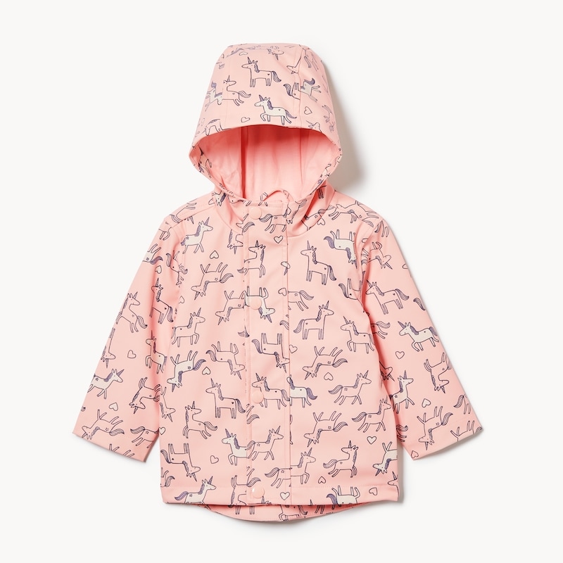 Baby Girls' Printed Raincoat