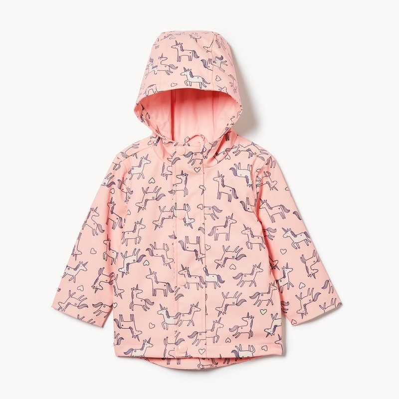 Baby Girls' Printed Raincoat