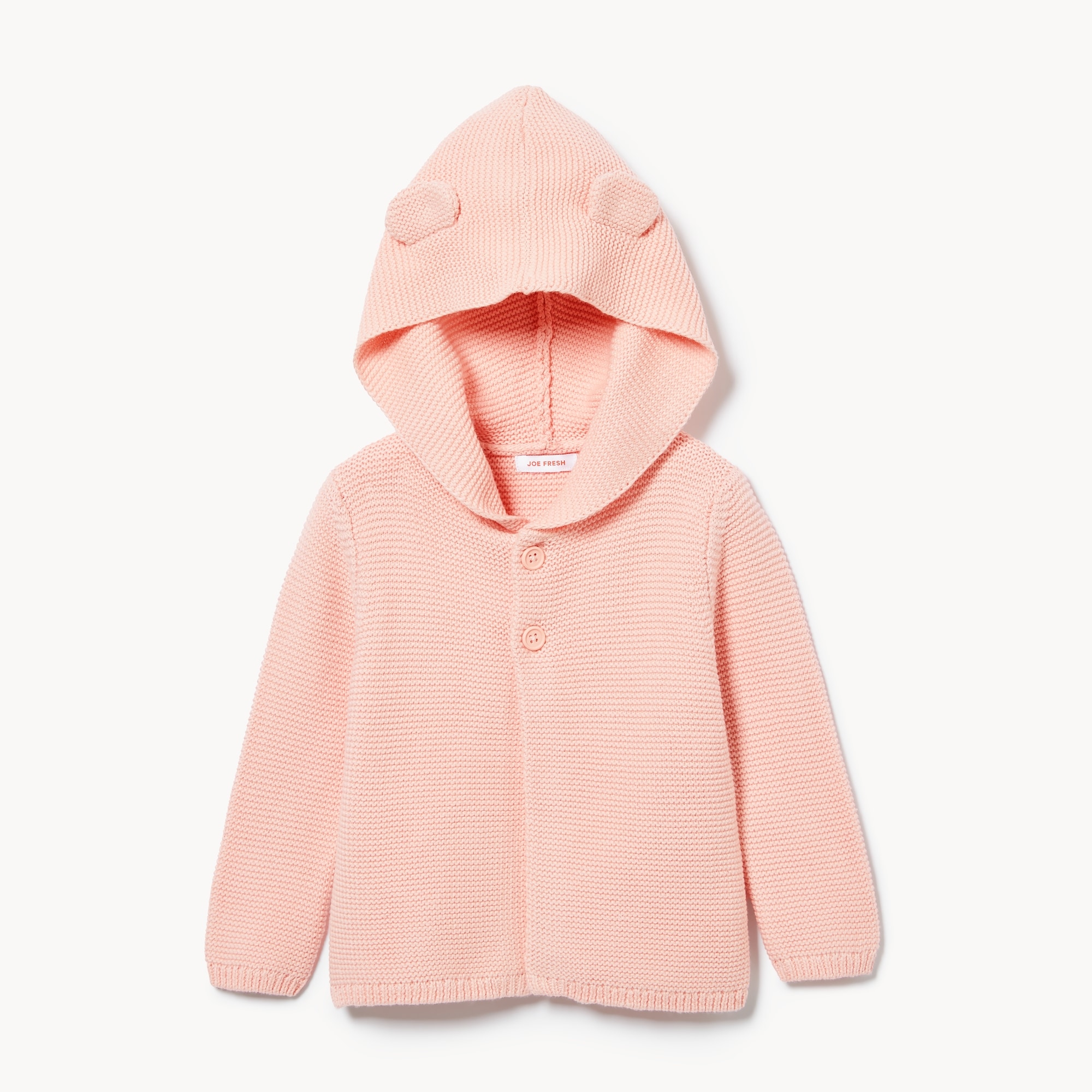 Baby Girls' Hooded Bear Cardigan