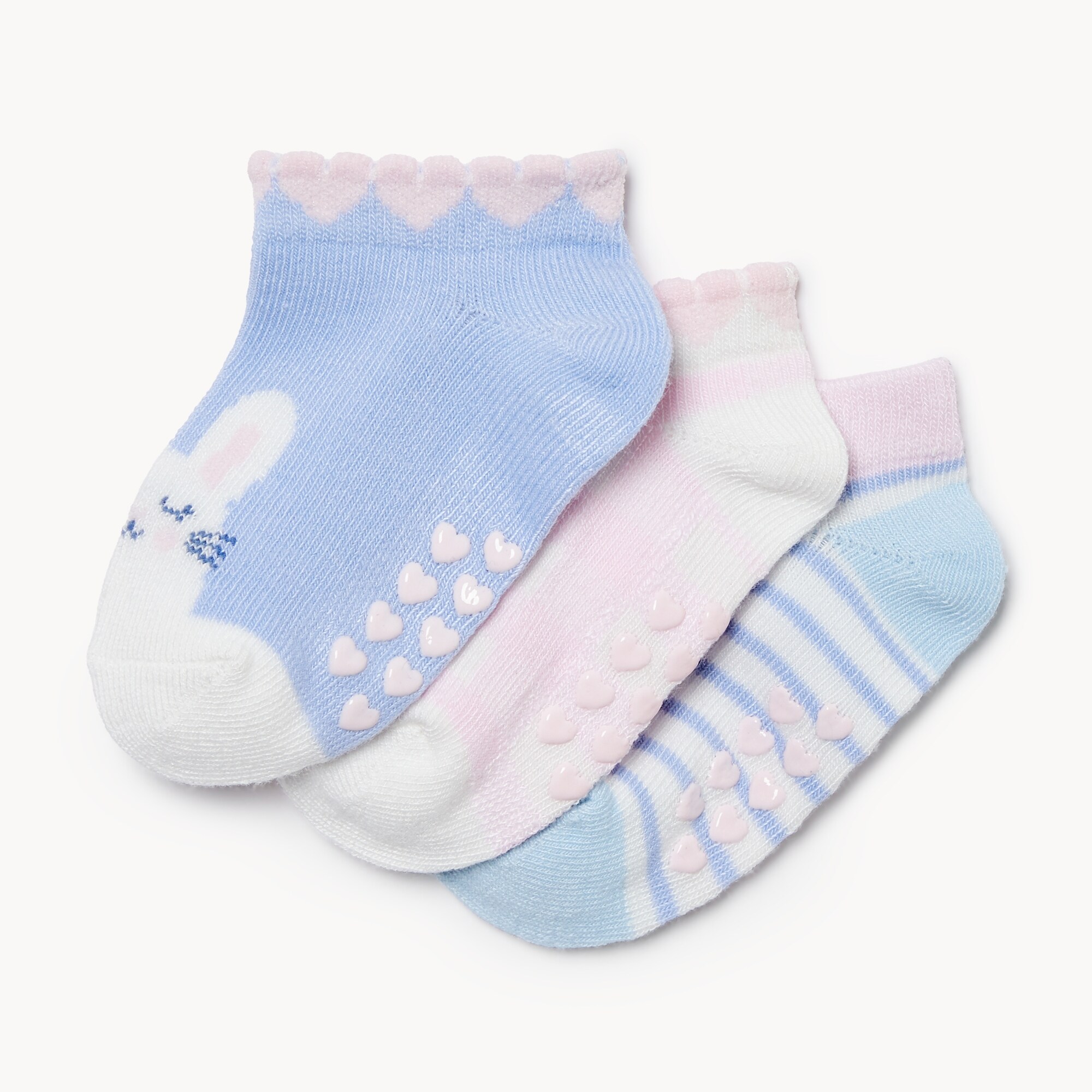 Baby Girls' 3-Pack Low-Cut Socks