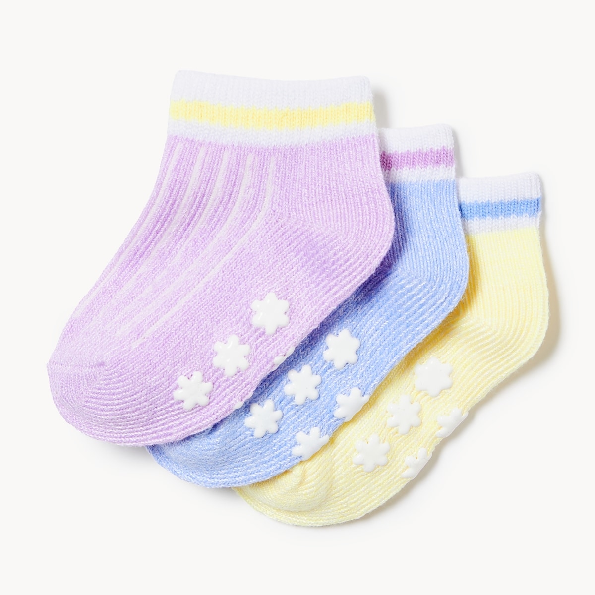 Baby Girls' 3-Pack Low-Cut Boot Socks