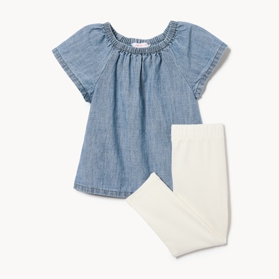 Joe Fresh Baby Girls' Chambray Top Set 1 ea, $22.00/1ea