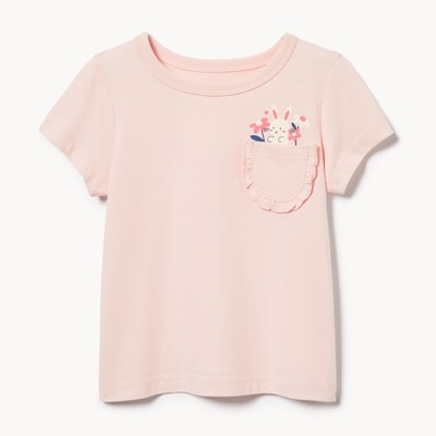 Joe Fresh T-shirt à poche à volants pour bébés filles 1 ea, 10,00 $/1ch