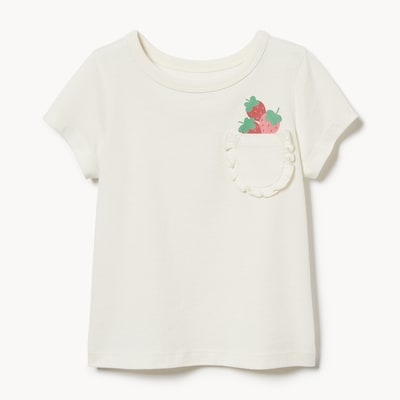 Joe Fresh Baby Girls' Ruffled Pocket T-Shirt 1 ea, $10.00/1ea