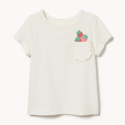 Joe Fresh Baby Girls' Ruffled Pocket T-Shirt 1 ea, $10.00/1ea