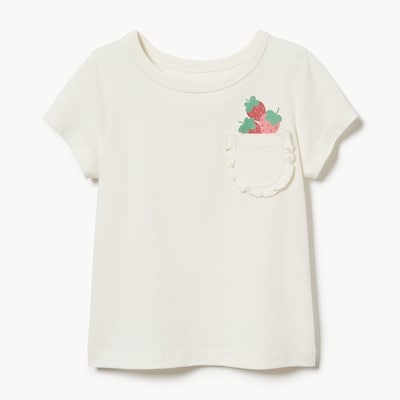 Joe Fresh T-shirt à poche à volants pour bébés filles 1 ea, 10,00 $/1ch