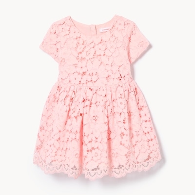 Baby Girls' Lace Dress - Pink