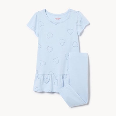Baby Girls' Dress Set - Pale Blue