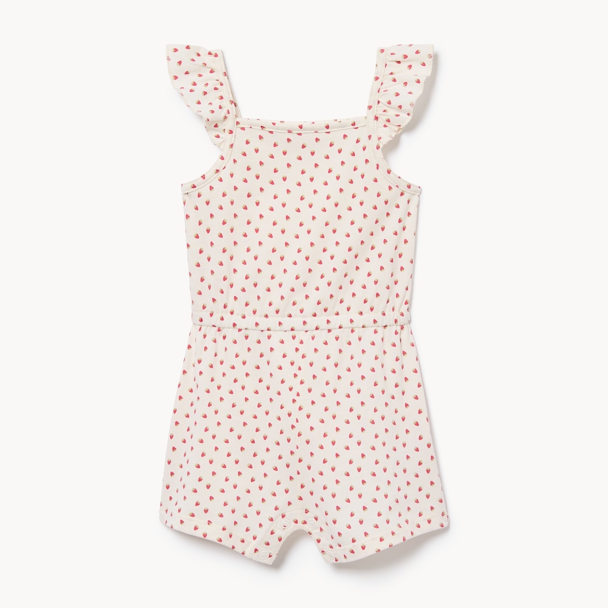 Baby Girls' Printed Romper - Off White
