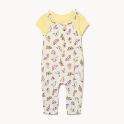 Baby Girls' Romper Set - Off White