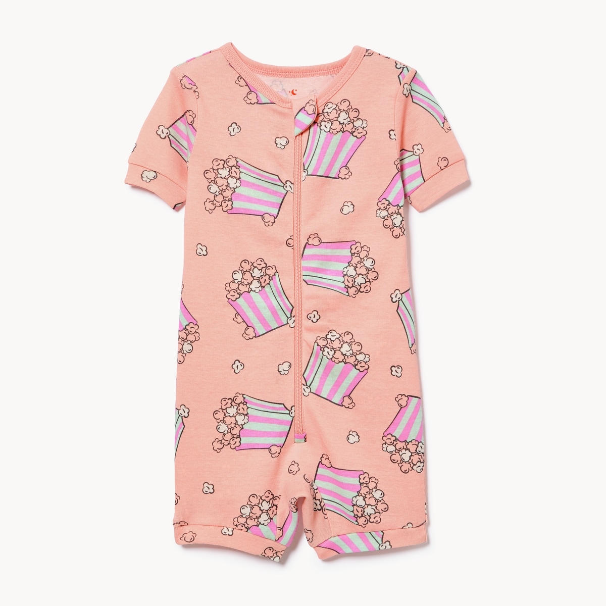 Baby Girls' Printed Sleeper - Peach