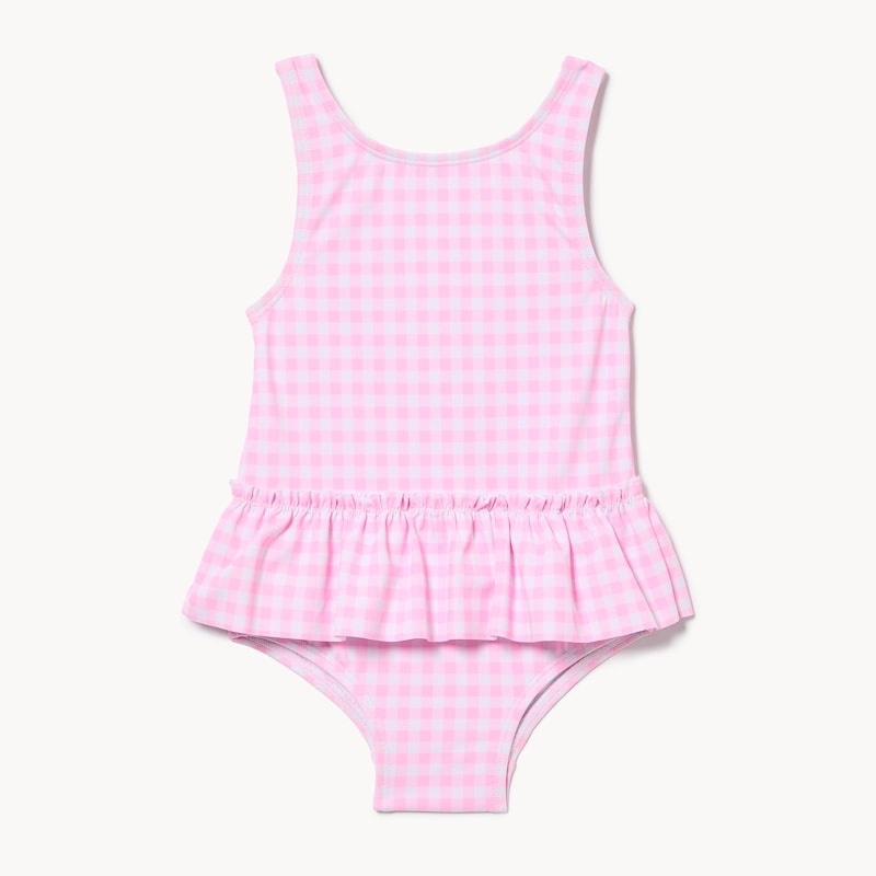 Baby Girls' Printed Ruffle Swimsuit