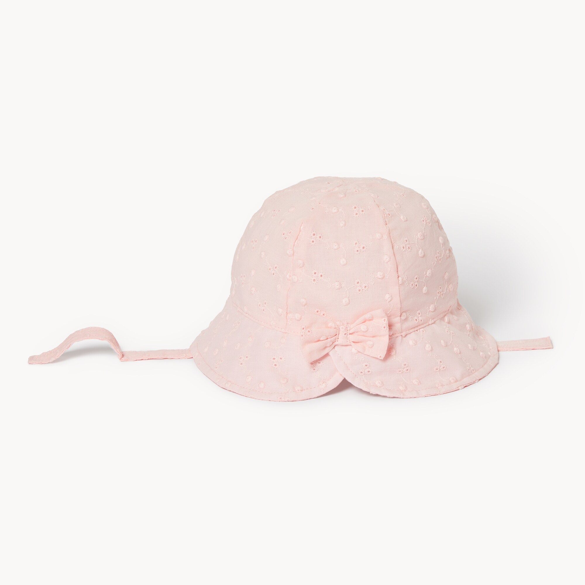 Chapeau cloche à petit nœud arrière, bébés filles