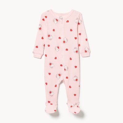 Baby Girls' Hello Kitty® Valentine's Day Sleeper - Light Pink