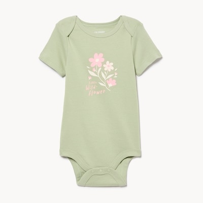 Cache-couche imprimé pour bébés filles - Olive Pâle