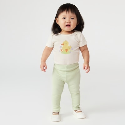 Baby Girls' Graphic Bodysuit - Off White