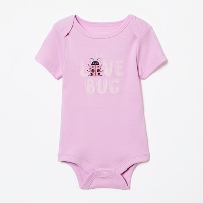 Baby Girls' Graphic Bodysuit - Lavender