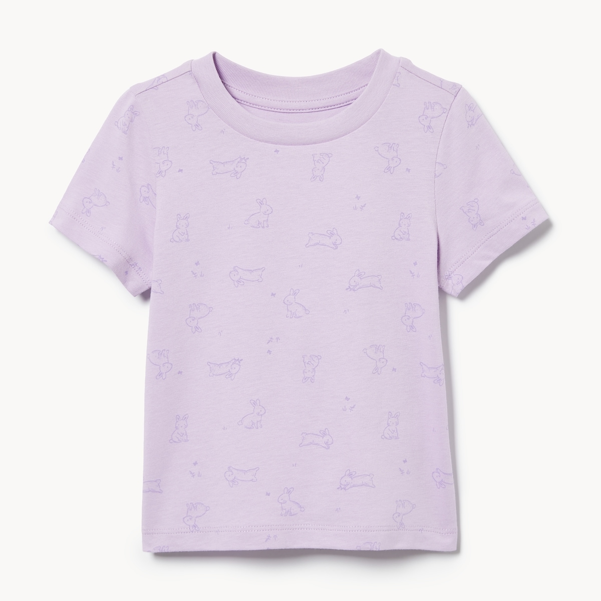 T-shirt imprim pour bbs - Lilas Pastel
