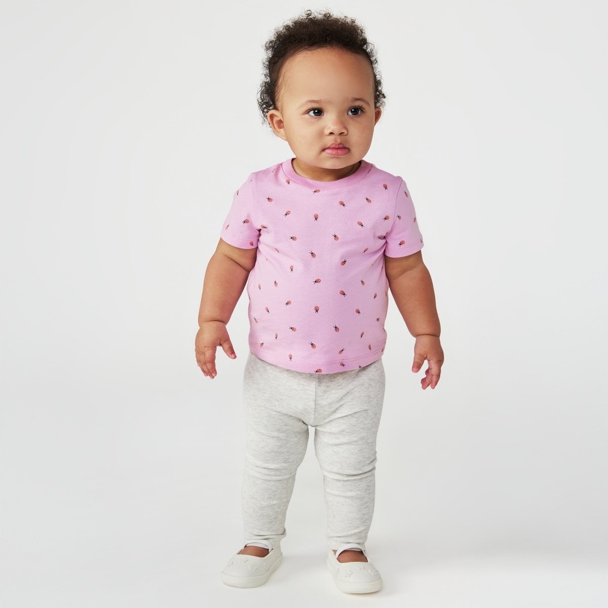 Baby Printed T-Shirt - Lavender