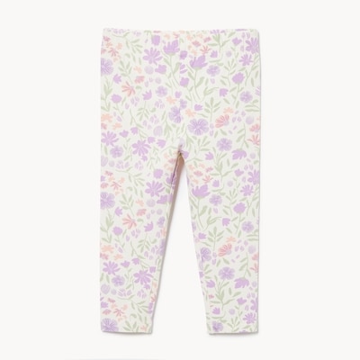 Legging imprimé pour bébés filles - Blanc Cassé