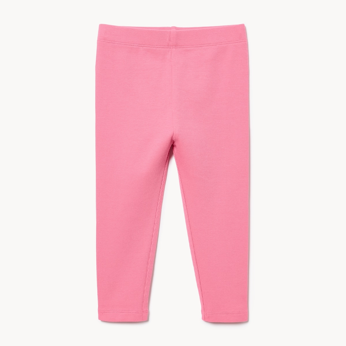 Baby Girls' Ribbed Legging - Light Fuchsia