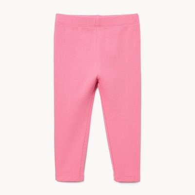 Baby Girls' Ribbed Legging - Light Fuchsia