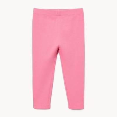 Baby Girls' Ribbed Legging - Light Fuchsia