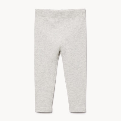Legging côtelé pour bébés filles - Mélange Avoine