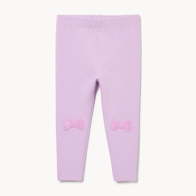 Legging avec pièces pour bébés filles - Lilas Brillant