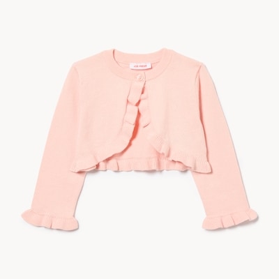 Baby Girls' Ruffle Shrug - Pink