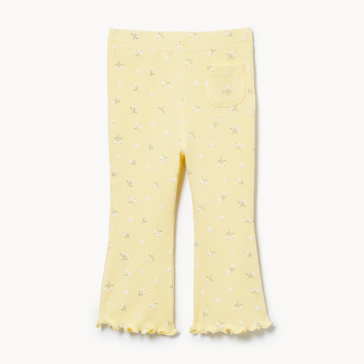 Legging imprim vas pour bbs filles - Jaune Ple