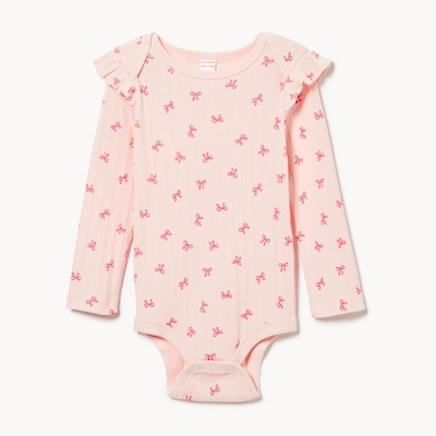 Baby Girls' Printed Bodysuit - Pink