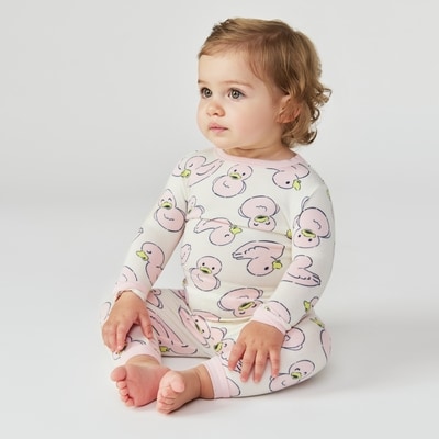 Joe Fresh 'Ensemble pyjama imprimé pour bébés filles 1 ea, 16,00 $/1ch