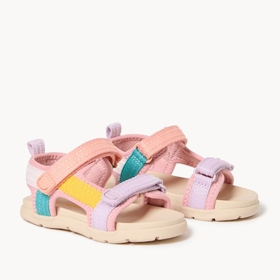 Baby Girls' Colour-Block Sandals - Multi