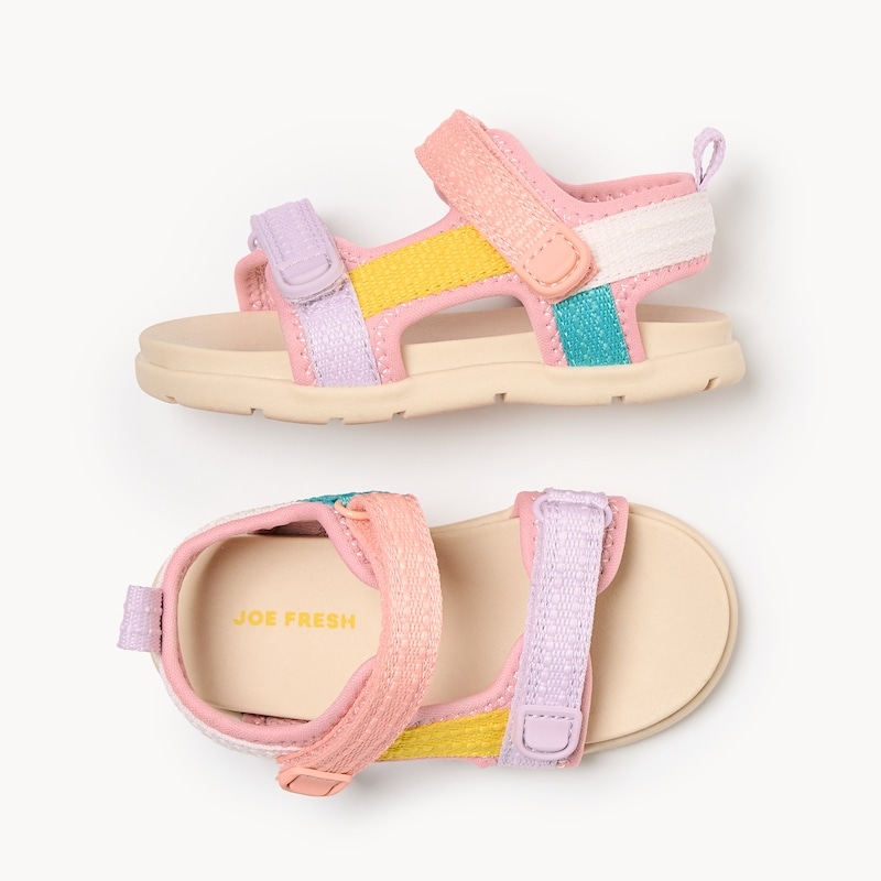 Baby Girls' Colour-Block Sandals