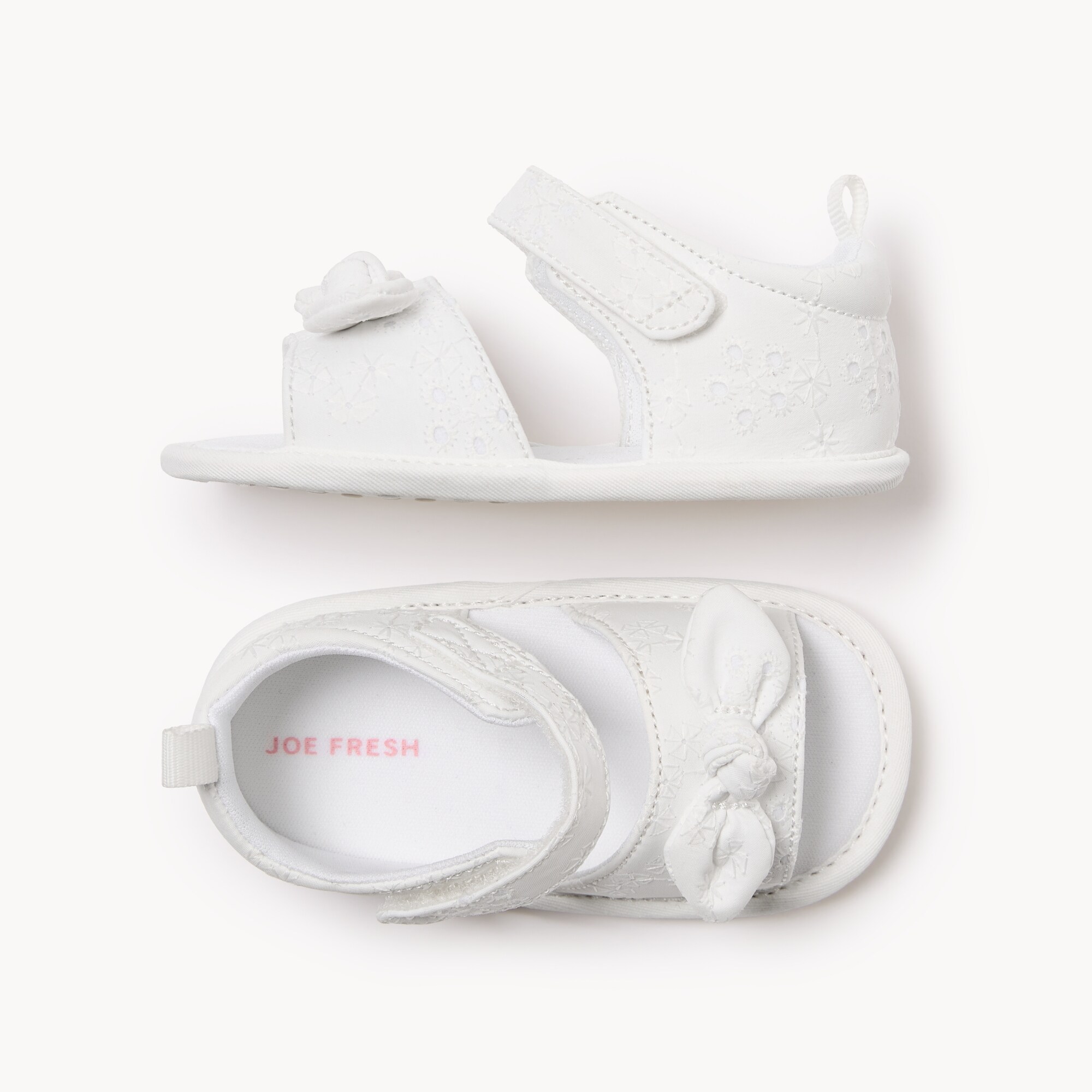 Sandales à petit nœud pour bébés filles