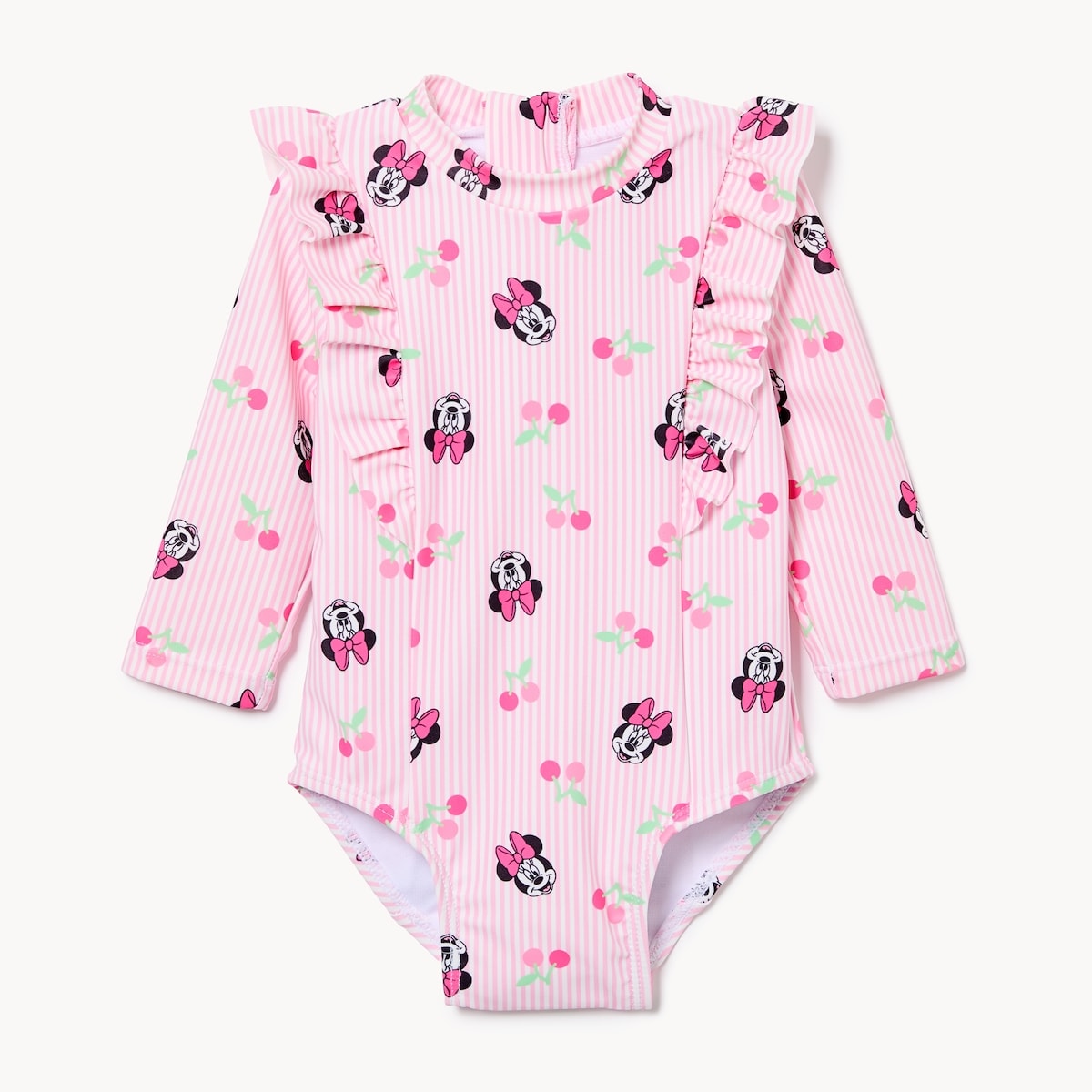 Baby Girls' Disney Minnie Mouse 2-Pack Swimsuit - Light Pink