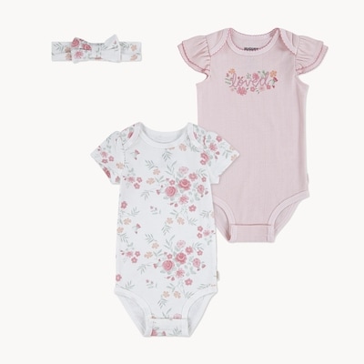Ens. de 2 cache-couches Huggies pour bébés filles - Rose Pâle