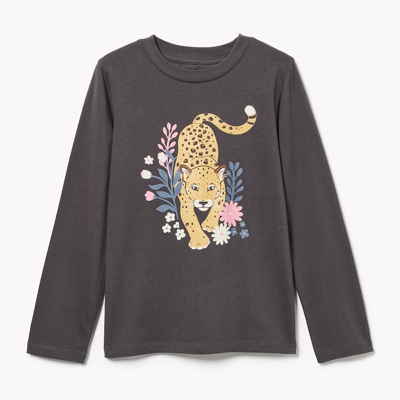 Kid Girls' Printed Long Sleeve Top