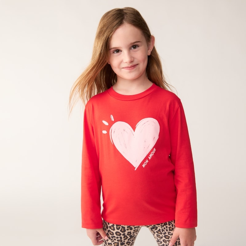 Kid Girls' Printed Long Sleeve Top