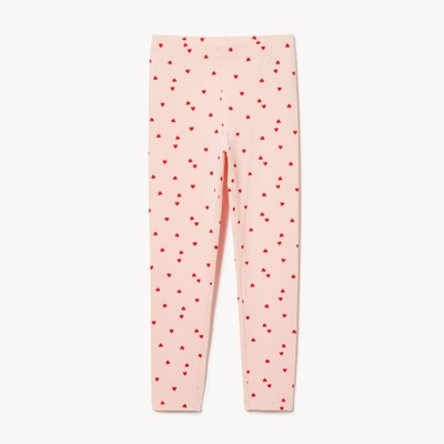 Legging imprimé pour filles - Rose pâle
