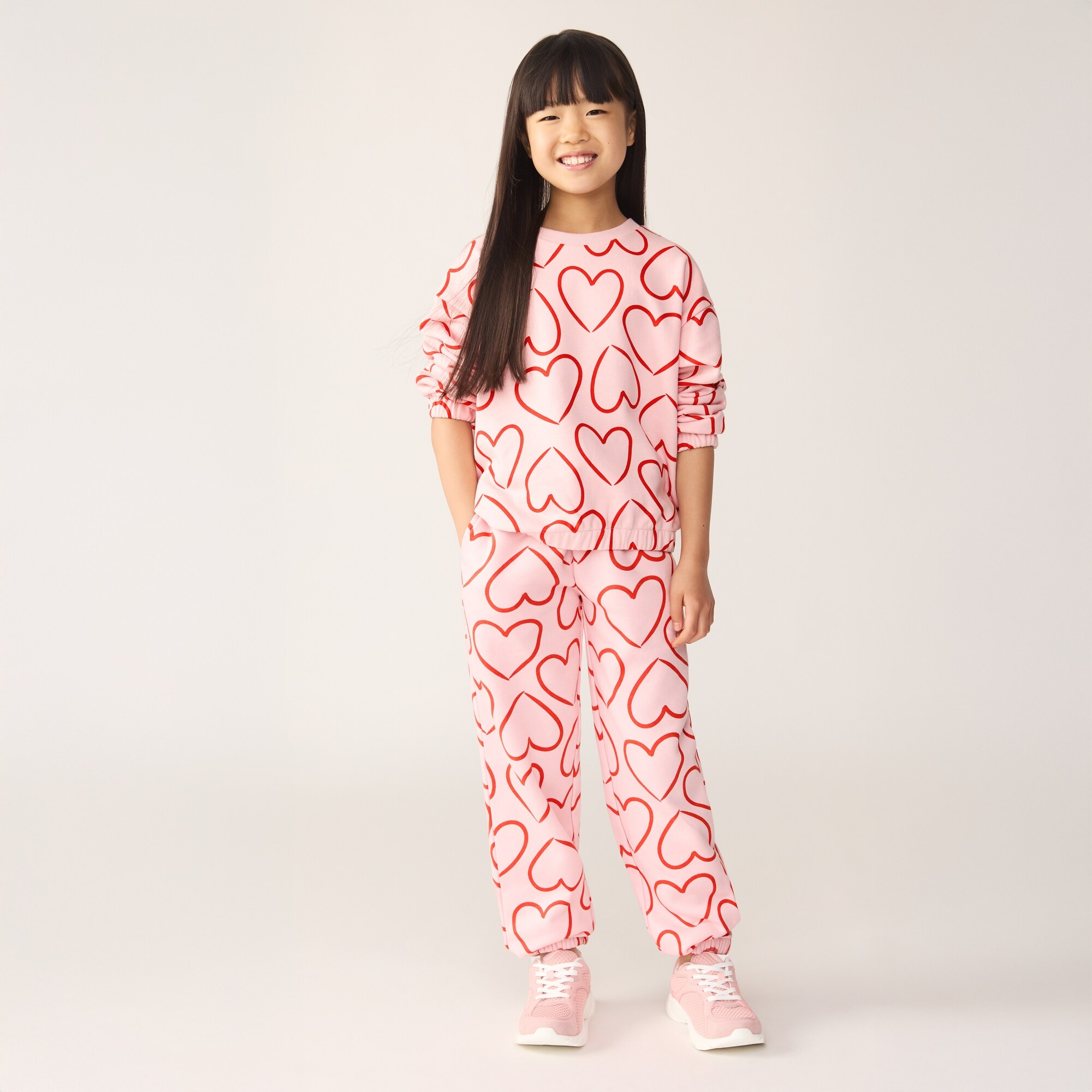 Chandail en molleton imprimé pour filles