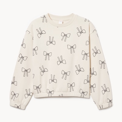 Kid Girls' Printed Sweatshirt - Off White