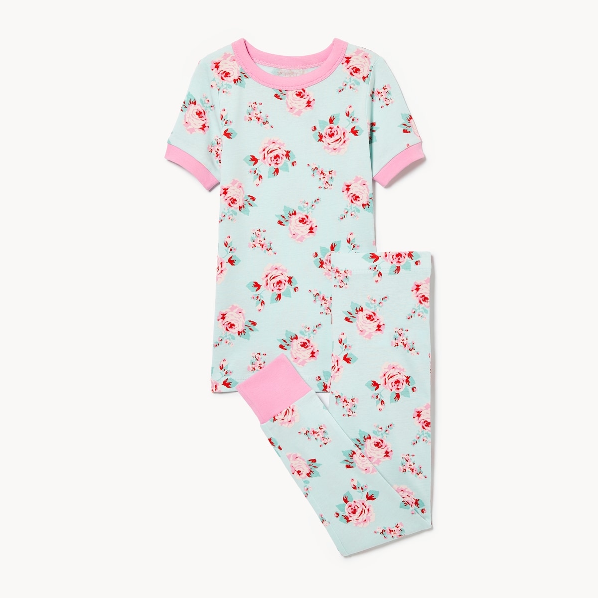 Ensemble pyjama imprim pour filles - Bleu-Vert
