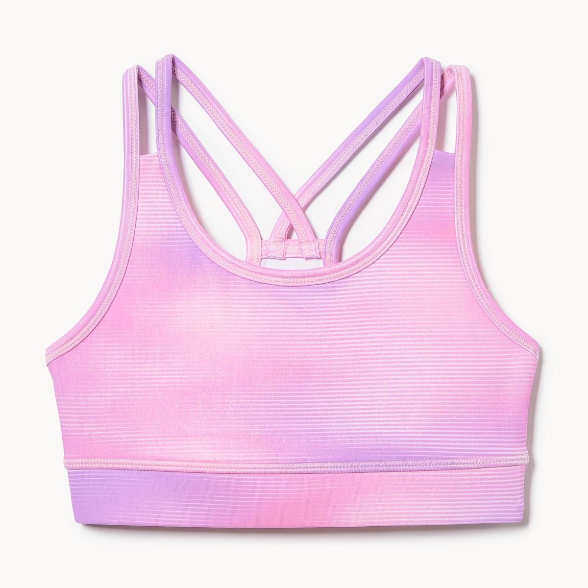 Soutien-gorge sport imprim pour filles - Rose Ple