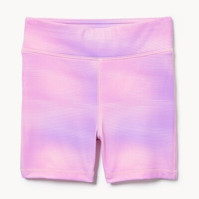 Kid Girls' Active Printed Dance Short - Light Pink